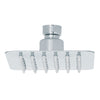Foset R-413S Regadera cuadrada 4', acero inox, sin brazo, cromo, Túbig