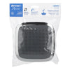 Foset R-510S Regadera cuadrada plato ancho 6' gris-cromo, sin brazo, Aero