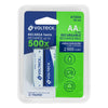 Volteck RE-AA Pilas recargables, larga duración, AA, 2,500 mAh, 2 piezas