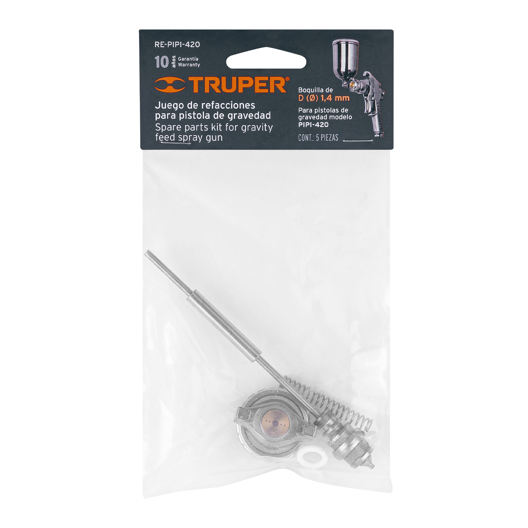 Truper RE-PIPI-420 Juego de repuestos para PIPI-420