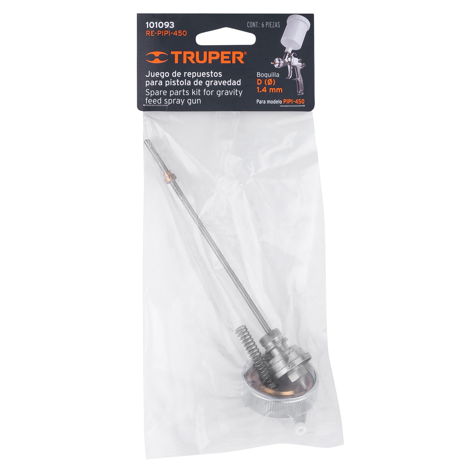 Truper RE-PIPI-450 Repuestos para pistola para pintar PIPI-450