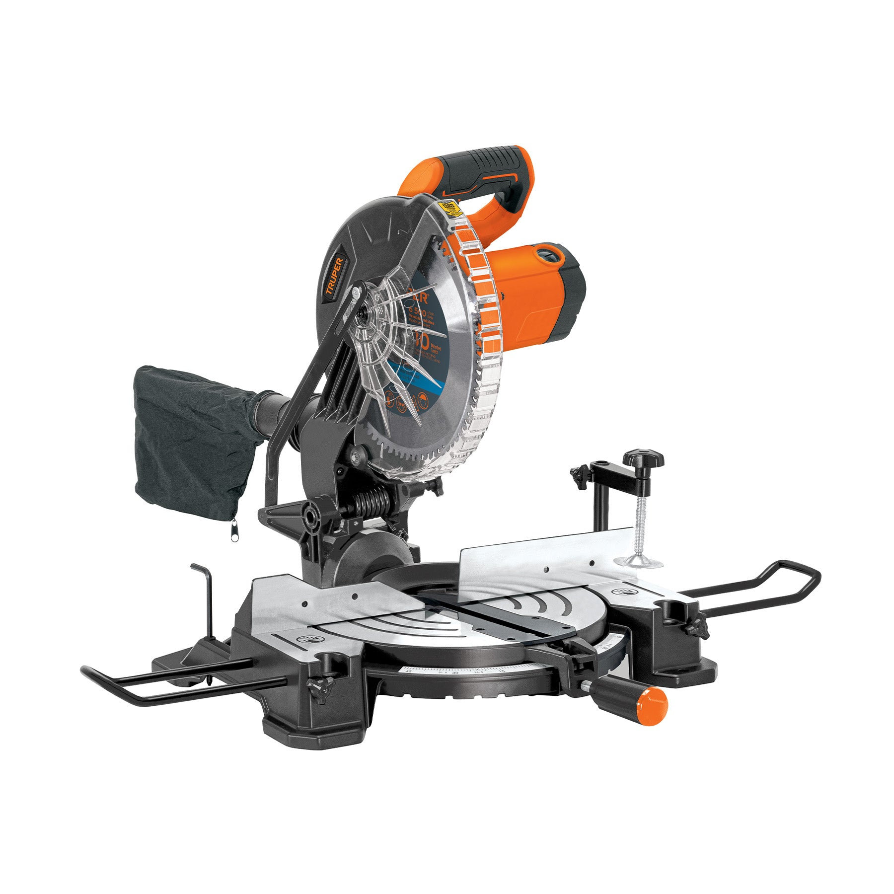 Sierra de inglete 10", 1900W compuesta, TRUPER