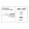 SOIN-512MP Mini soldadora inversora 120A, 127V, Serie 500, PRETUL