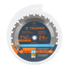 Truper ST-724 Disco sierra 7- 1/4' para madera, 24 dientes centro 5/8'