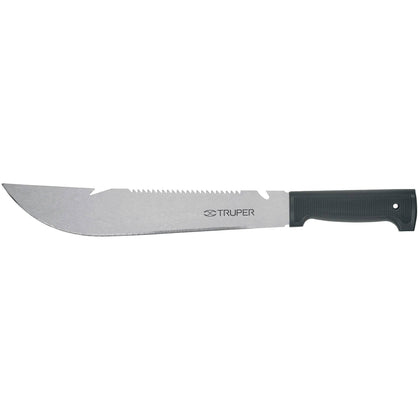 Truper T-460-12B Machete rambo 12' cacha inyectada negra