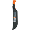 Truper T-460-12X Machete rambo 12' cacha naranja, con funda