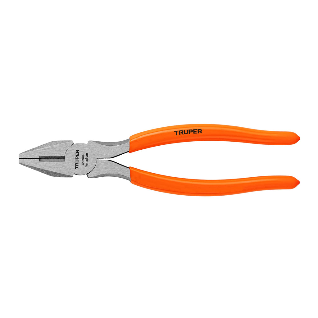 Truper T200-8 Pinza para electricista 8', mango de PVC