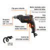 Taladro 1/4", 380W, TRUPER INDUSTRIAL