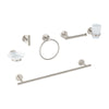 Foset TBA-7000N  Juego de 6 accesorios para baño acabado satín