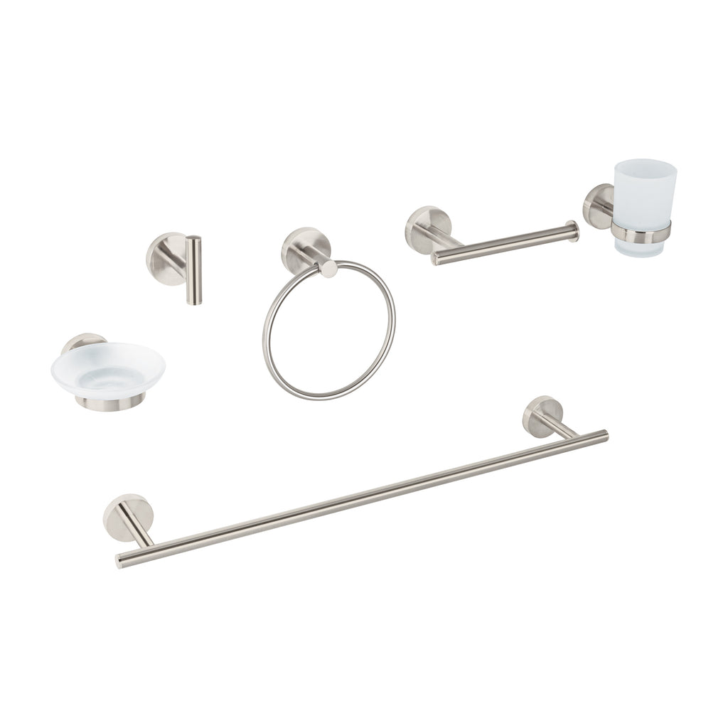 Foset TBA-7000N  Juego de 6 accesorios para baño acabado satín