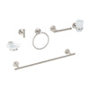 Foset TBA-7000N  Juego de 6 accesorios para baño acabado satín