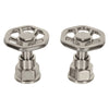 Foset TBMM-61N Juego de 2 manerales para mezcladora, volante, satín, Tubig