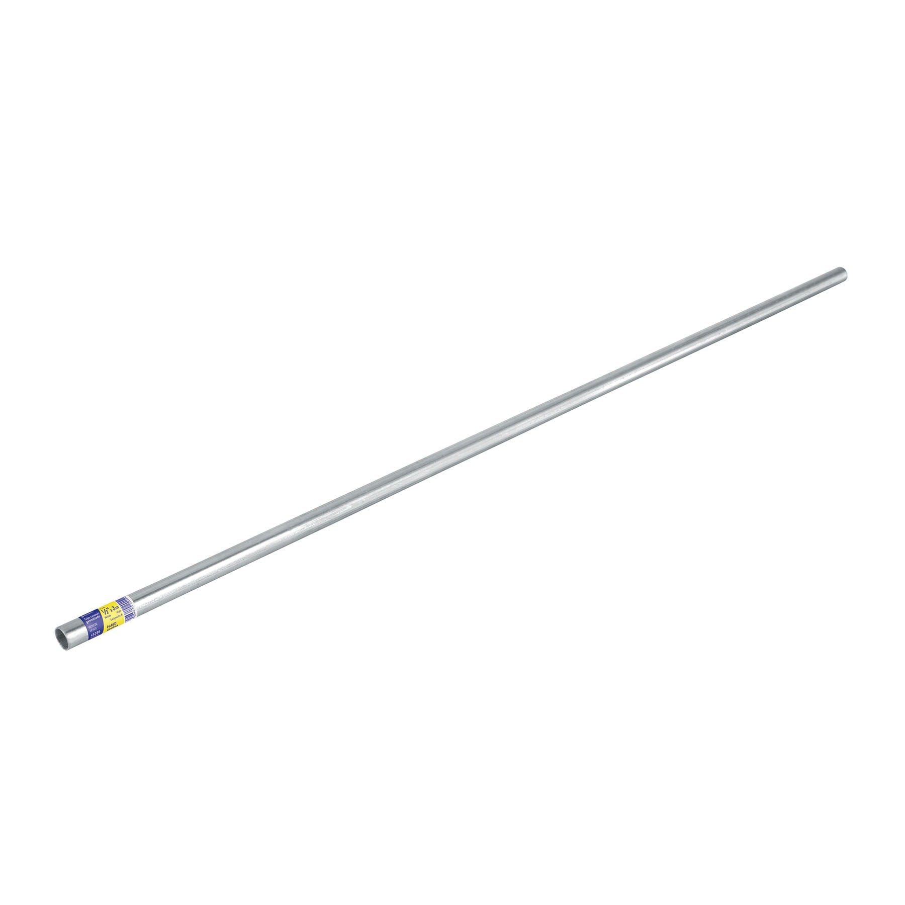 Tubo Conduit 1/2" galv. 3m, et. Amarilla