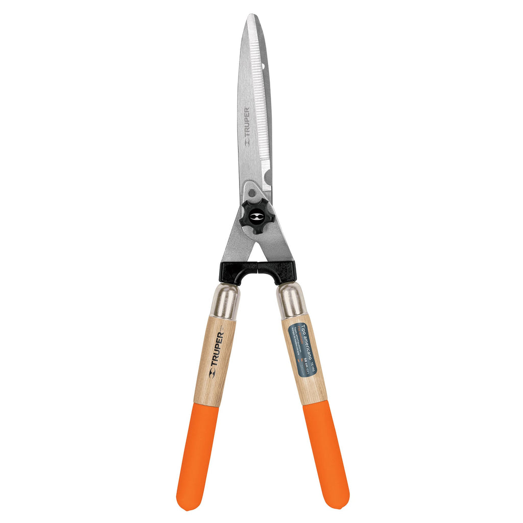 Truper TE-19S Tijera para poda 58 cm filo dentado mangos de madera c/grip