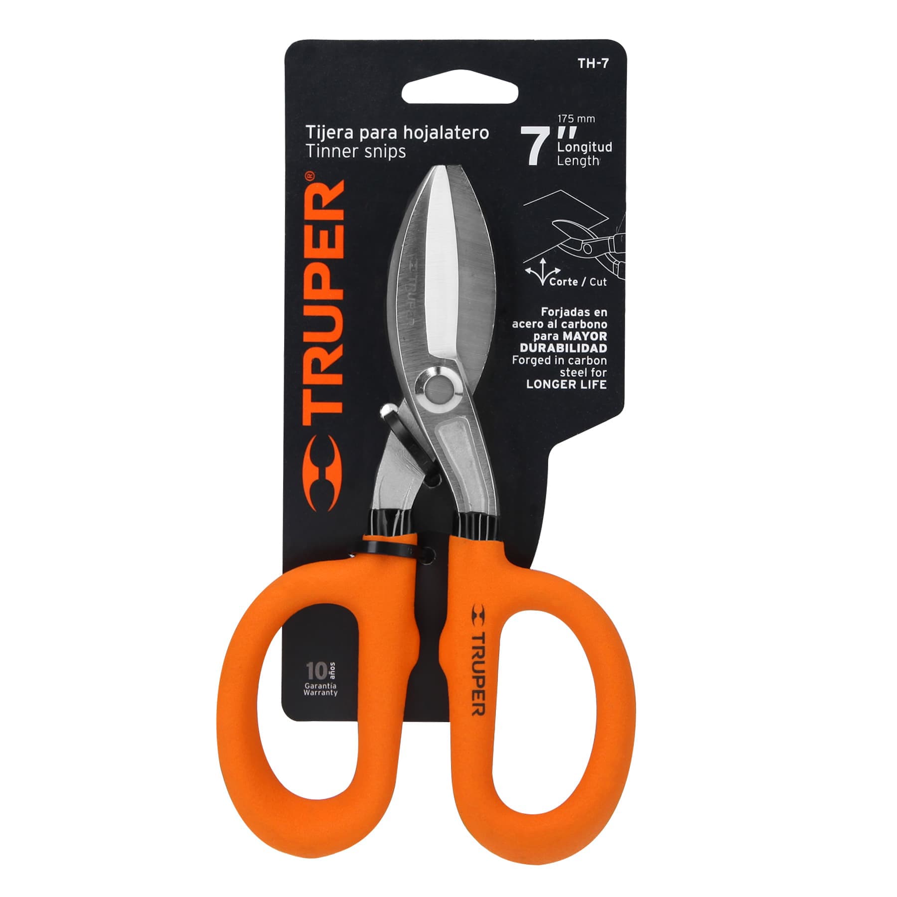Truper TH-7 Tijera para hojalatero 7'