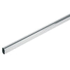 Hermex TO-530 Tubo ovalado cromado para clóset, 3m