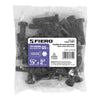 Fiero TOR5-1/2X2 Bolsa con 30 tornillos 1/2' x 2' de acero, grado 5