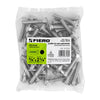 Fiero TORC-3/8X2-1/4 Bolsa con 50 tornillos 3/8" x 2-1/4" tipo coche