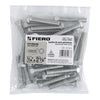 Fiero TORM-7/16X2-1/2 Bolsa con 30 tornillos 7/16' x 2-1/2' tipo máquina