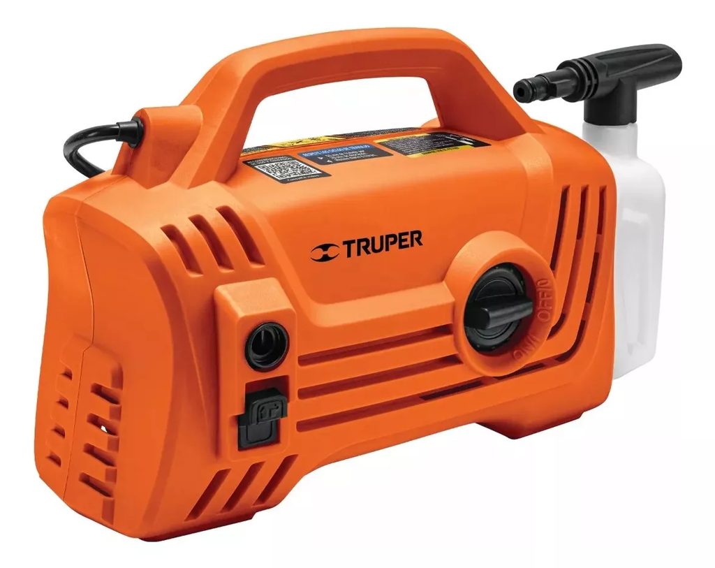 Truper HILA-1600C Hidrolavadora Eléctrica Compacta Truper 1600psi