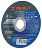 Truper ABT-372 Disco para desbaste de acero inoxidable, tipo 27, 4-1/2' - Ferrenacional