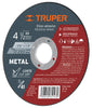 Truper ABT-786 Disco para corte de metal, tipo 41, diámetro 4-1/2'