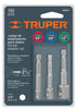 Truper ADA-3 Juego de adaptadores para dados, 1/4', 3/8' y 1/2', 3 piezas - Ferrenacional