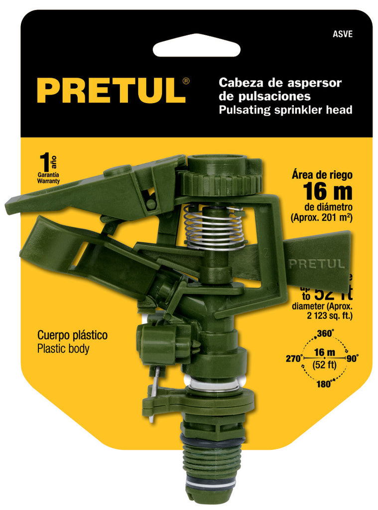 Pretul ASVE Aspersor verde, plástico, Pretul