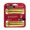 Hermex BID-301 Bisagra de doble acción 3', acero latonado