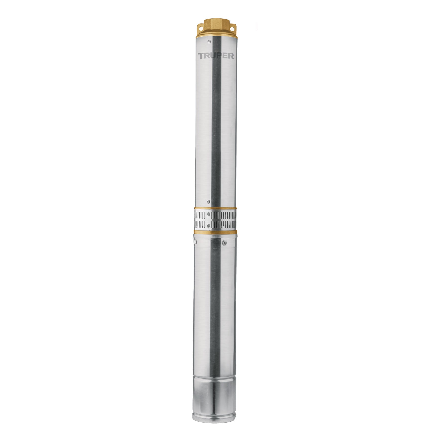 Truper BOS-1-1/2LM Bomba sumergible para pozo profundo, 1-1/2 HP, agua limpia