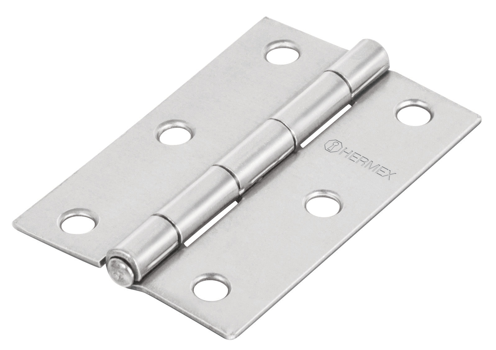 Hermex BR-300 Bisagra rectangular 3', acero pulido
