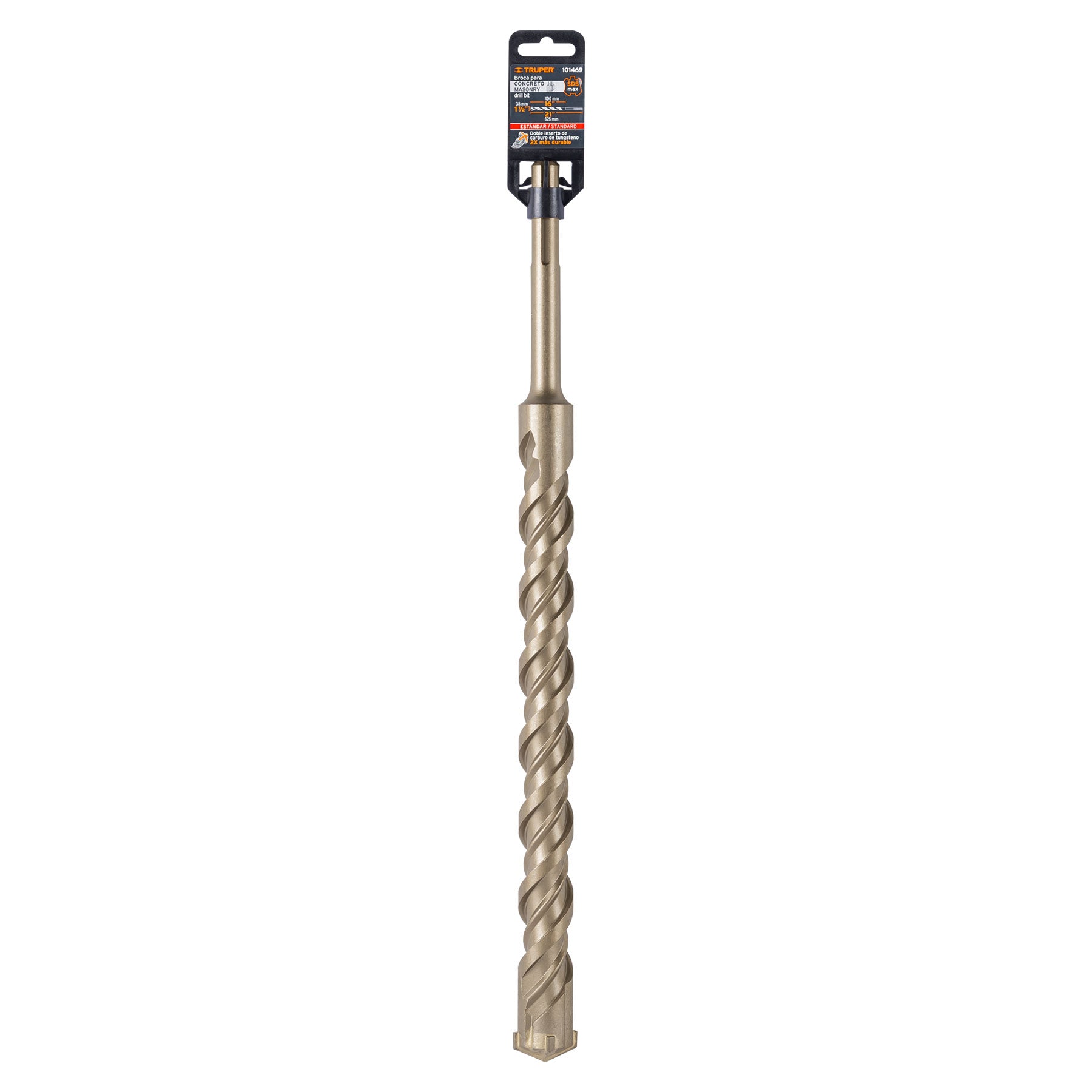 Truper BSM-1-1/2X21 Broca SDS Ma x de 1-1/2 x 21'