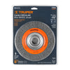 Truper CA-107 Carda alambre ondulado 8' x 3/4' para esmeril