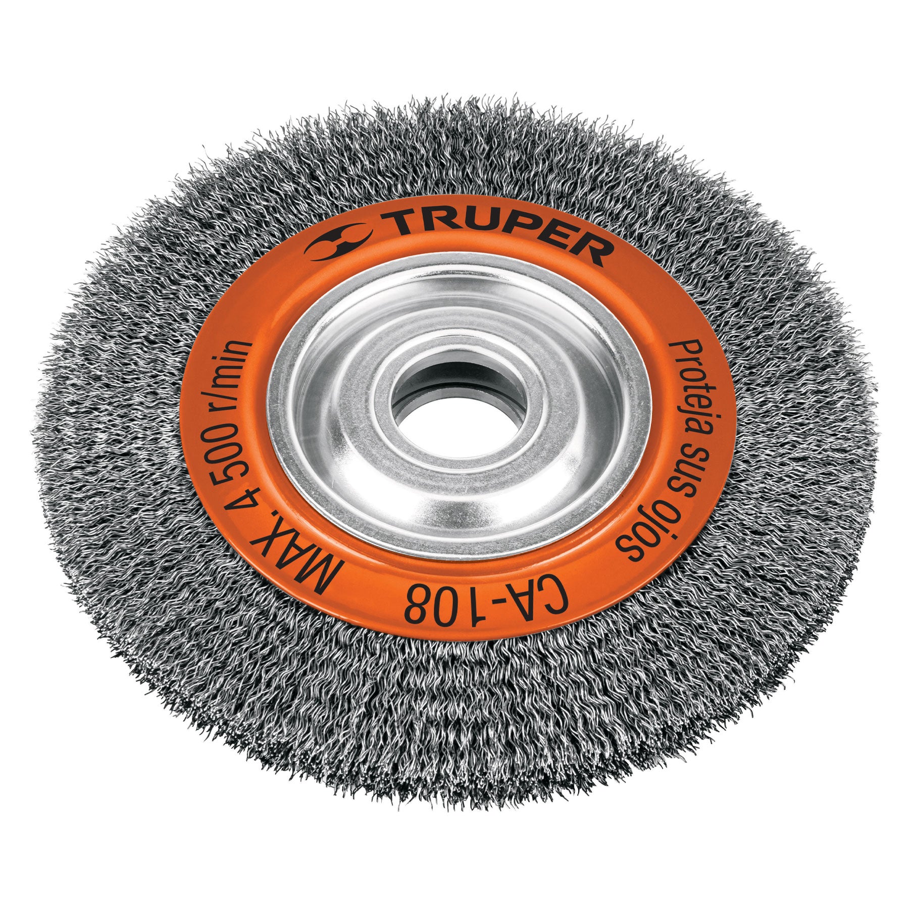 Truper CA-108 Carda alambre ondulado, 8 x 13/16' para esmeril