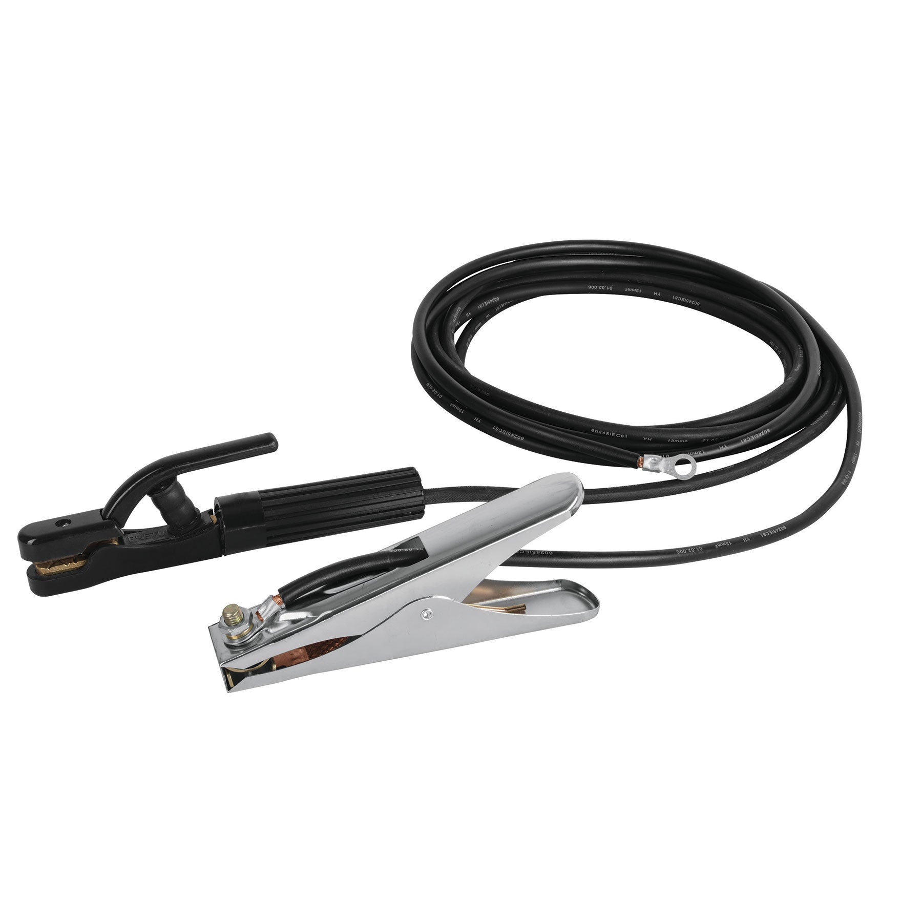 Pretul CAB-300P Juego de 2 cables con pinzas de tierra para soldar, Pretul
