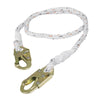 Truper CAB-5489-20-A Cable de posicionamiento con 2 ganchos, 2 m, ANSI