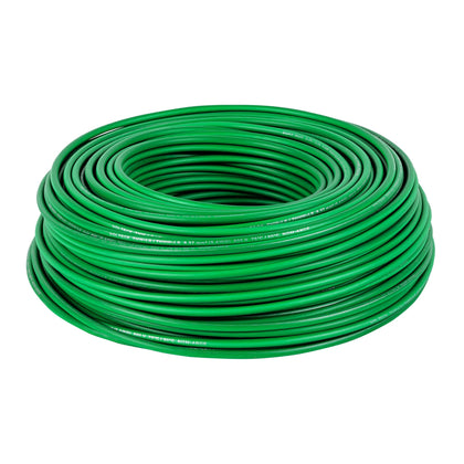 Volteck CAB-8V Cable THHW-LS, 8 AWG, color verde rollo 10 m