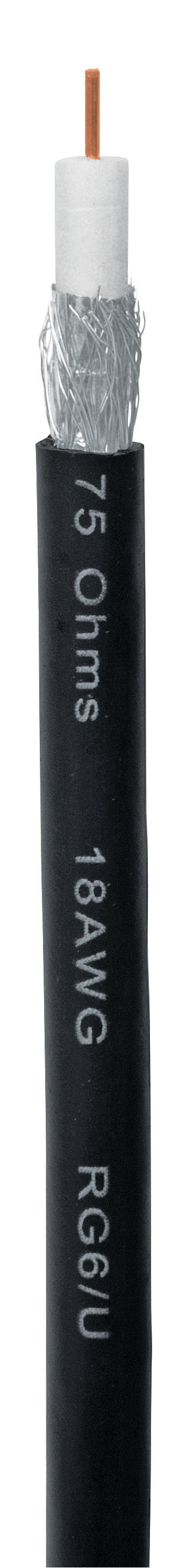 Volteck CABCO-6 Cable coaxial RG 6, rollo 100 metros