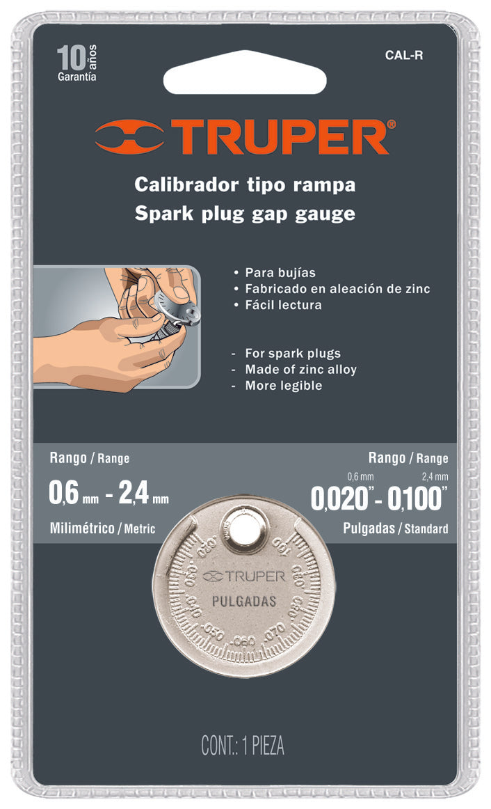 Truper CAL-R Calibrador redondo para bujías