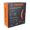 Truper CAMAI-15 Manguera de hule de 3/8', 15 m con carrete retráctil