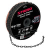 Fiero CAPL-3N Cadena de 3 mm de plástico negra, carrete de 50 m