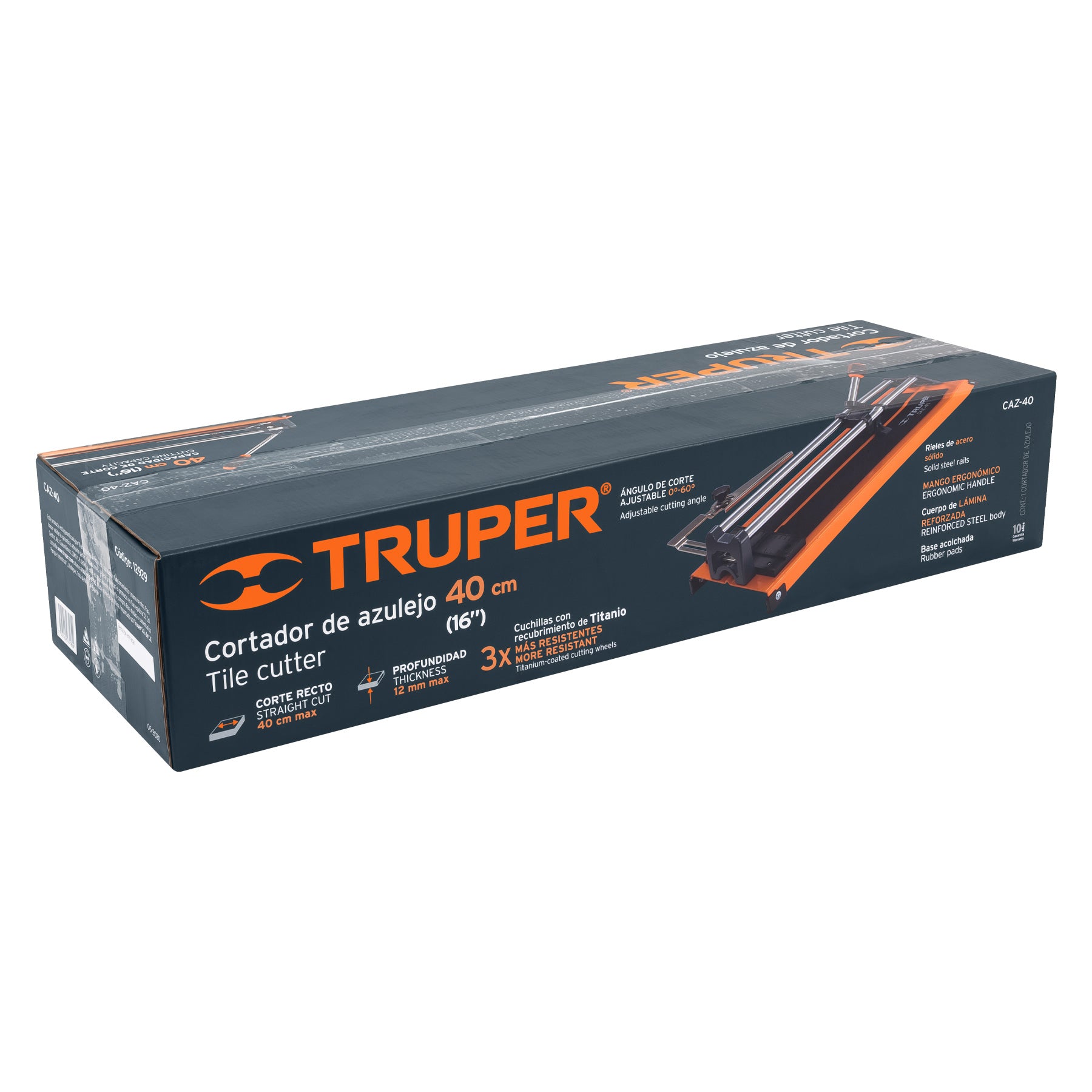 Truper CAZ-40 Cortador de azulejo de 40 cm (15')