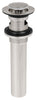 Foset CE-206N Contra p/lavabo con rebosadero, sistema push, satín, 1-1/4'