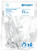 Foset CE-234 Céspol rígido para lavabo con contra, polipropileno, 1-1/4'