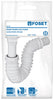 Foset CE-235 Céspol flexible p/lavabo con contra, polipropileno, 1-1/4'