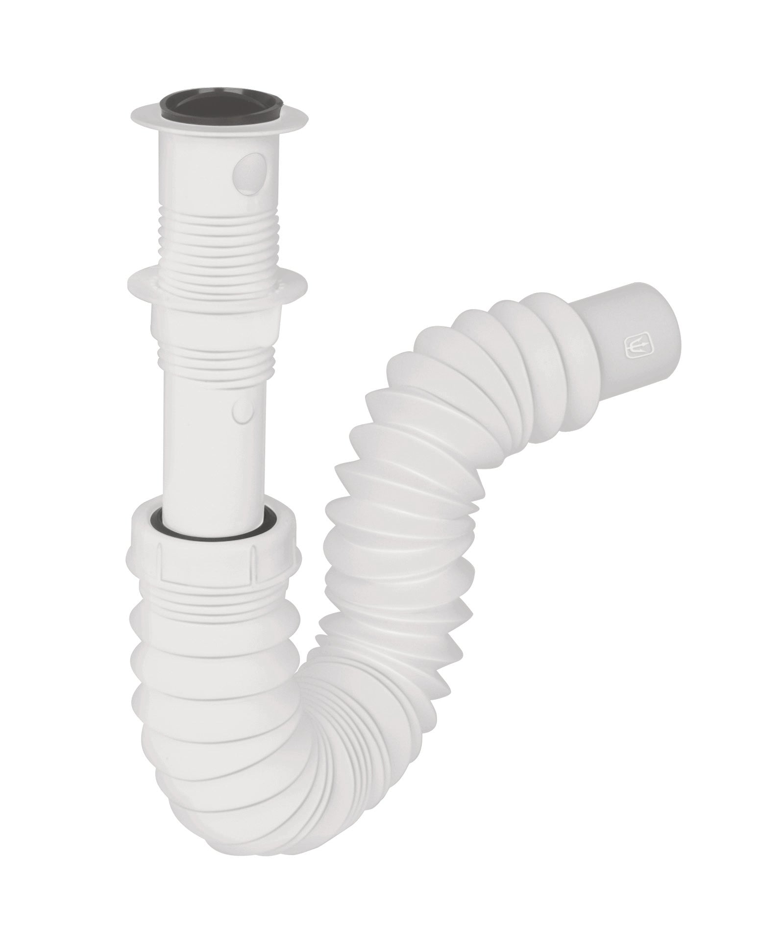Foset CE-235 Céspol flexible p/lavabo con contra, polipropileno, 1-1/4'