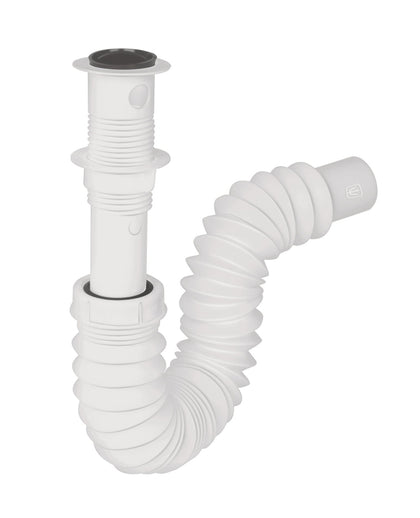 Foset CE-235 Céspol flexible p/lavabo con contra, polipropileno, 1-1/4'