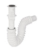 Foset CE-235 Céspol flexible p/lavabo con contra, polipropileno, 1-1/4'