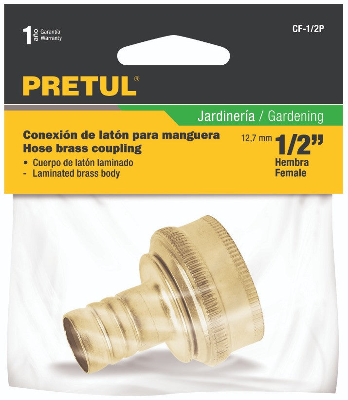 Pretul CF-1/2P Conector sencillo 1/2', hembra, Pretul