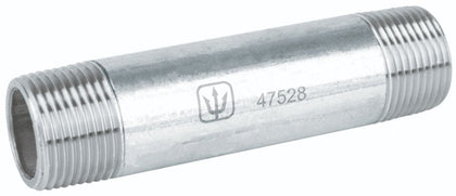 Foset CG-413 Niple, acero galvanizado, 3/4' x 4', cédula 40